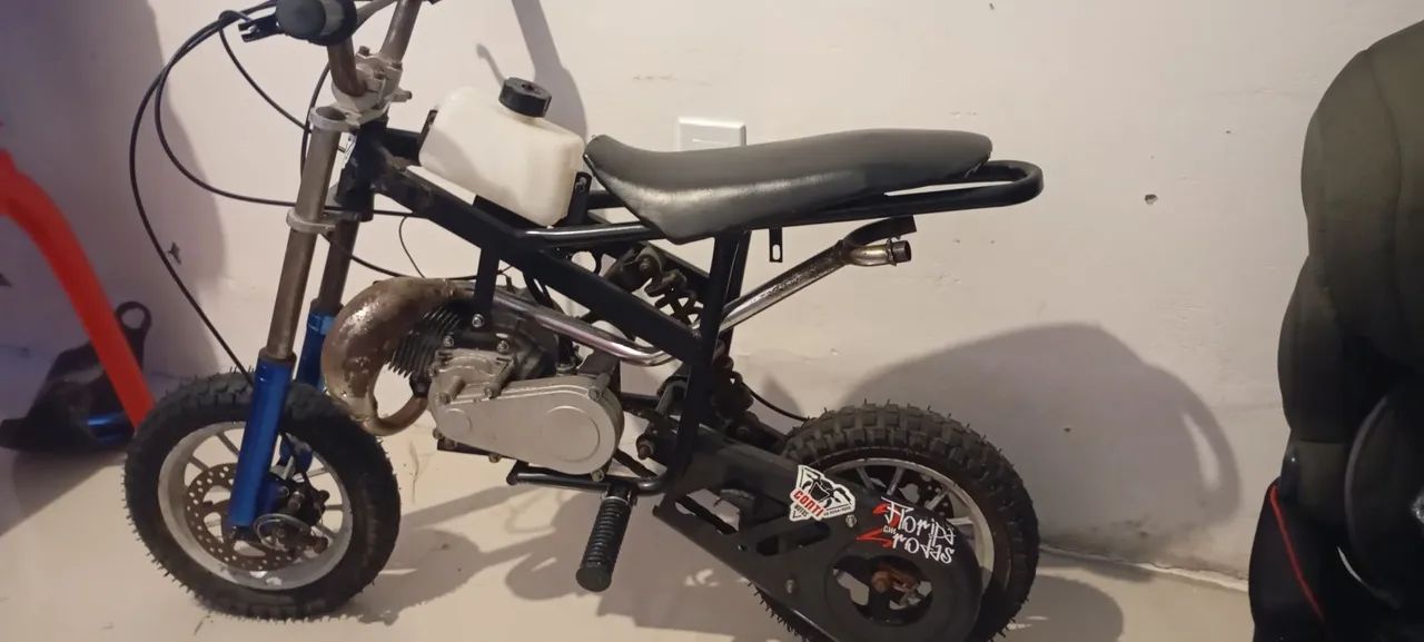 Mini moto 50c 2 tempo motor zero - Foto 3