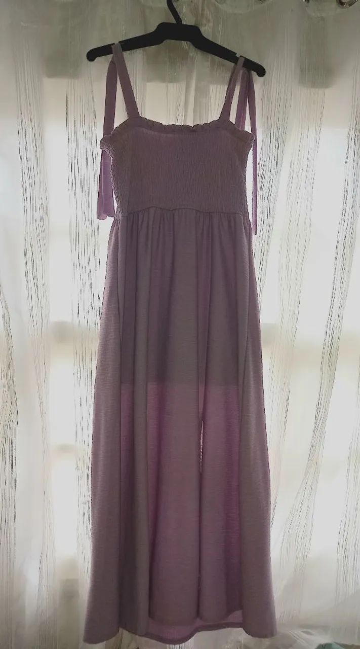 Vestido longo lilás - Foto 2