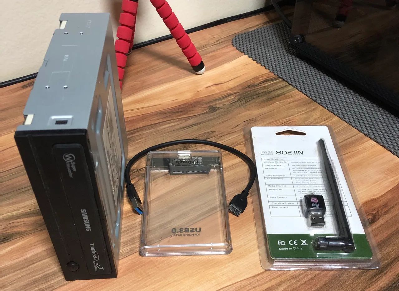 Unidade CD DVD + Itens 64842042382466121