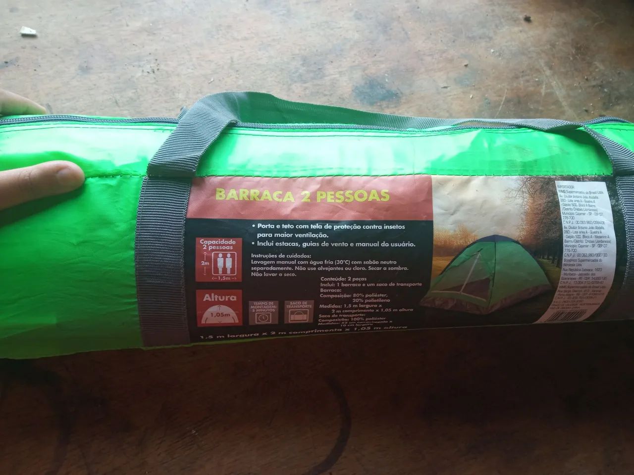 Barraca 2 pessoas Verde
