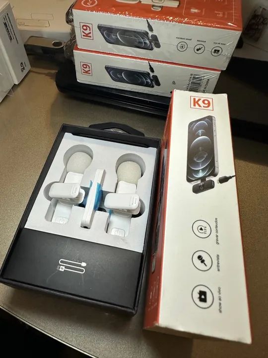 PROMOÇÃO!!! Ultimas unidades, Microfone Lapela K9 NOVO, para iphone! - Foto 2