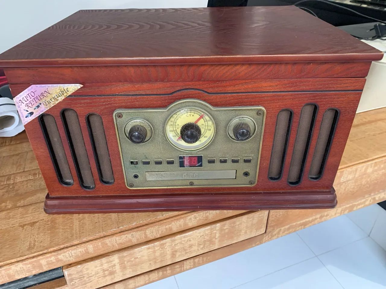 Aparelho de som vintage com preço imbatível!