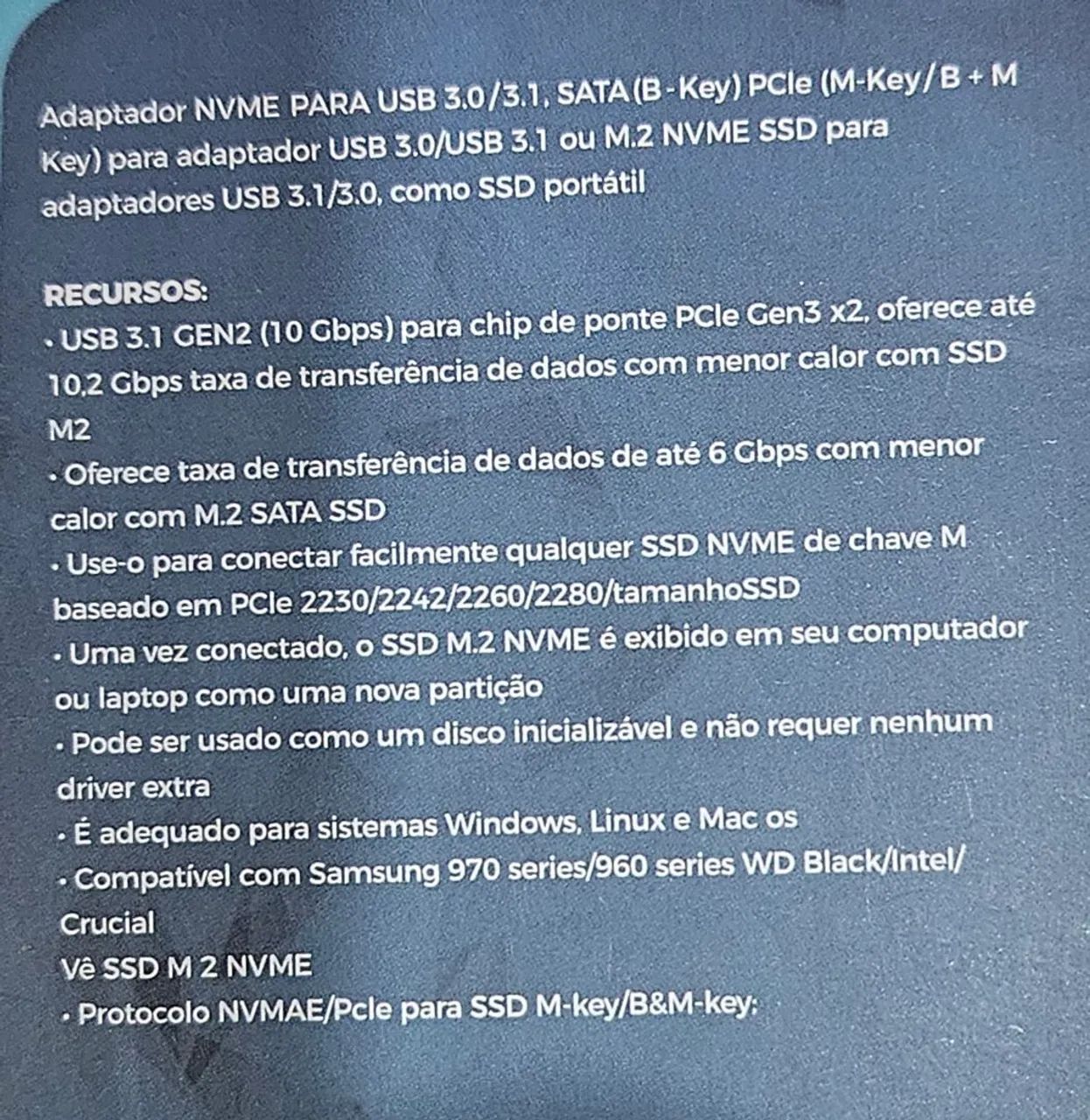 Case externo para HD ssd M2 - FY-859 - Foto 4