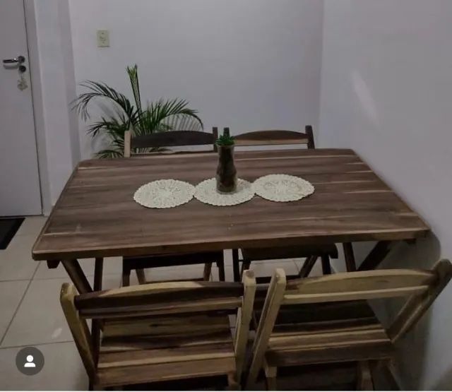 Jogo de mesas e cadeiras  - Foto 2