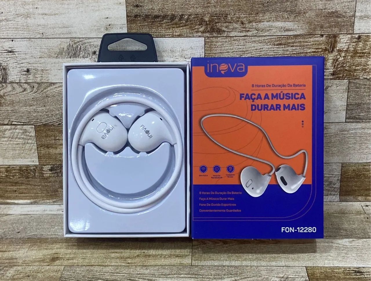 Fone de ouvido Inova - 8 horas de bateria