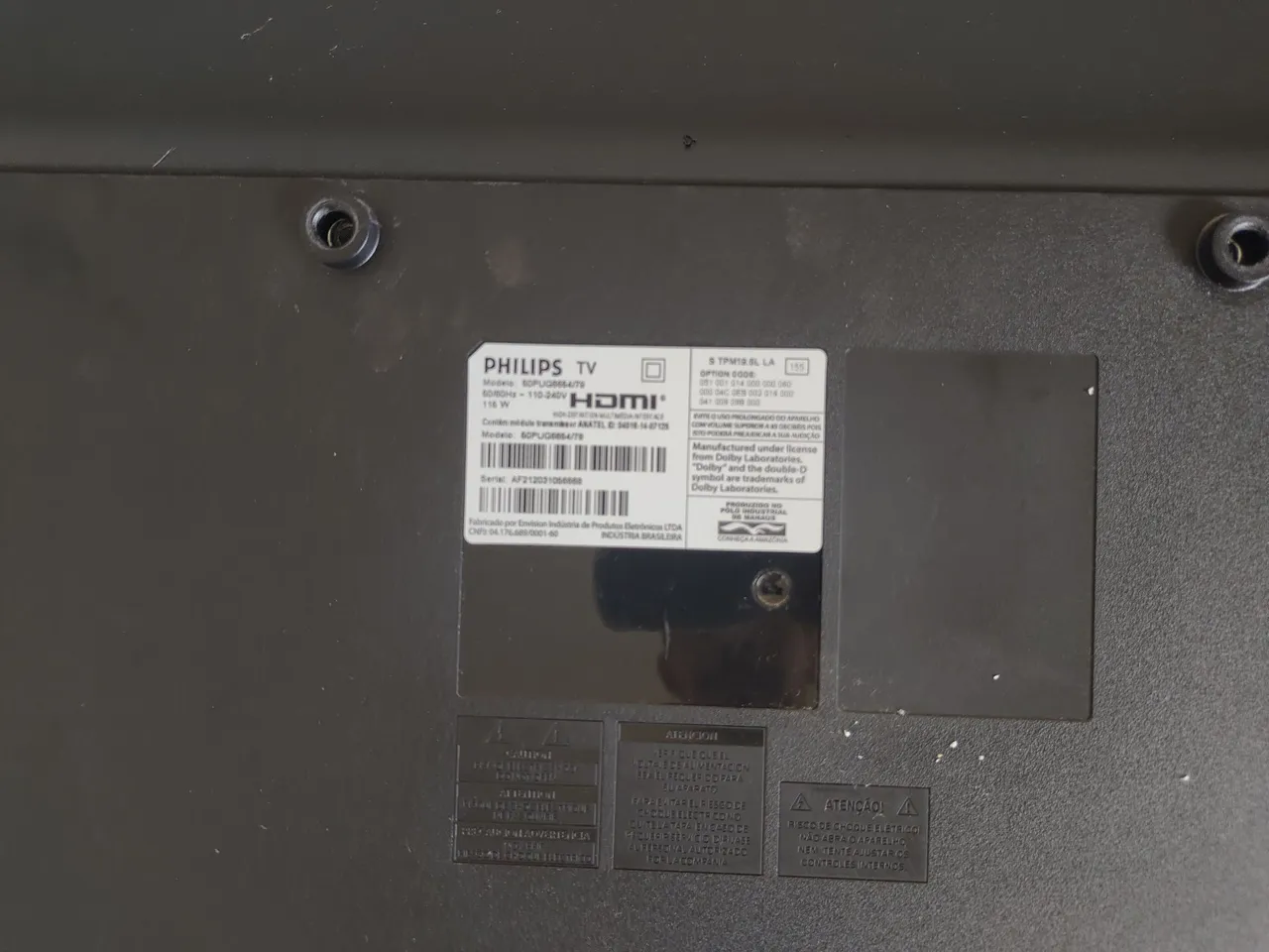 TV Philips - Modelo 50PLUG664/78