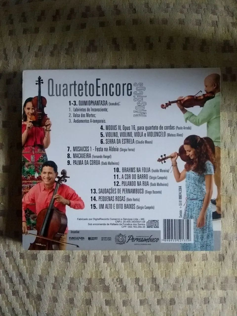 CD QUARTETO ENCORE64288200723202121