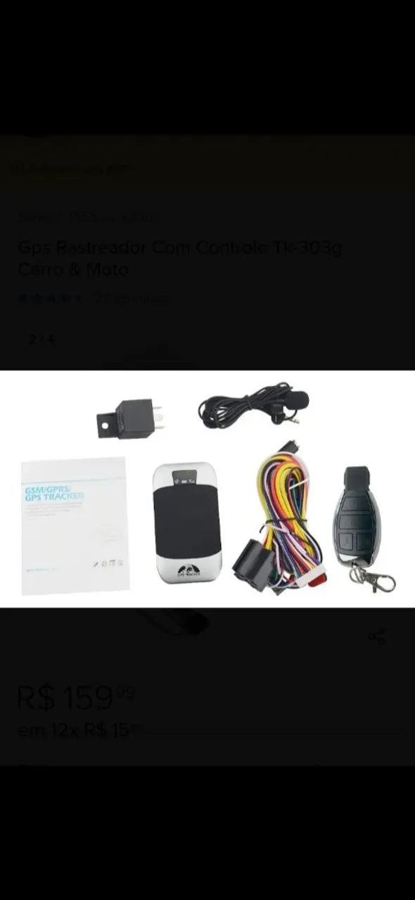 Gps Rastreador com Controle TK-303g