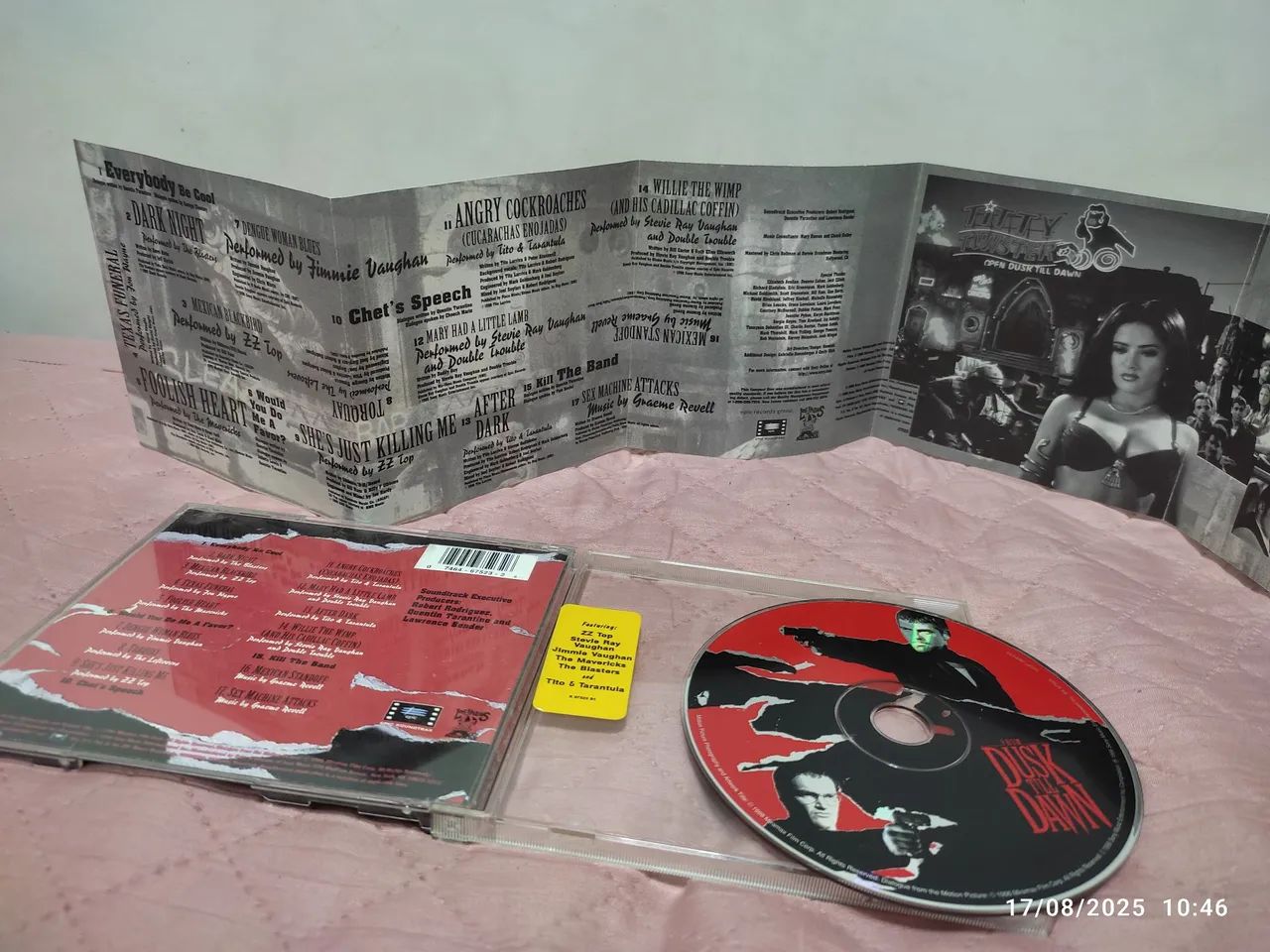 Um drink no Inferno -From Dusk Till Dawn - cd importado Trilha Sonora   - Foto 3
