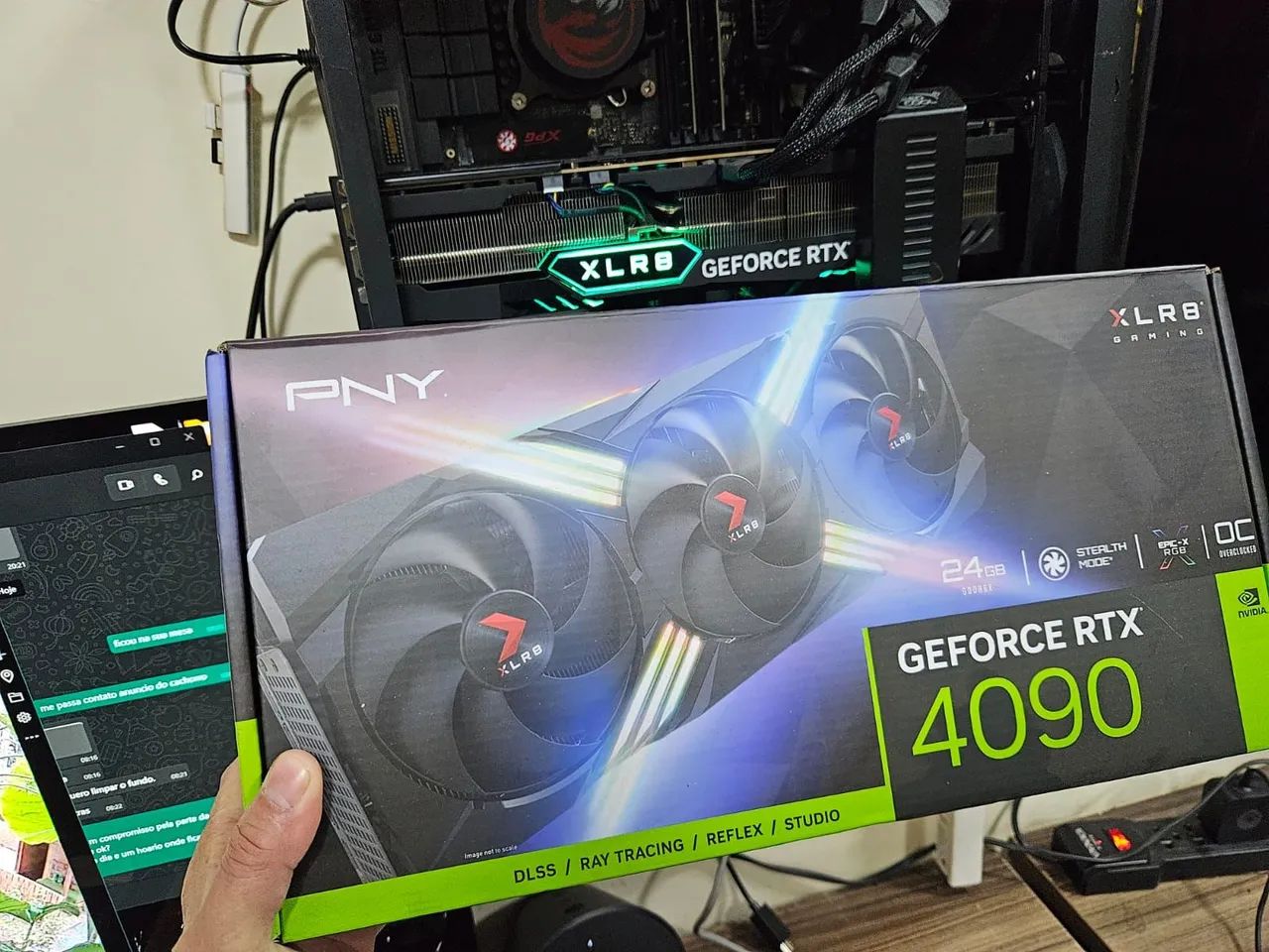  RTX 4090 24GB aceito trocas