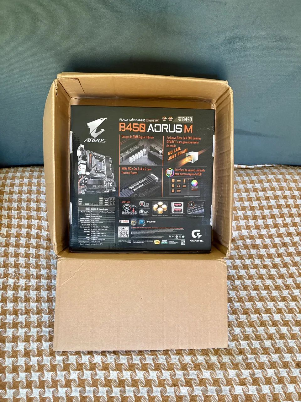 Placa Mãe Aorus B450m  - Foto 4