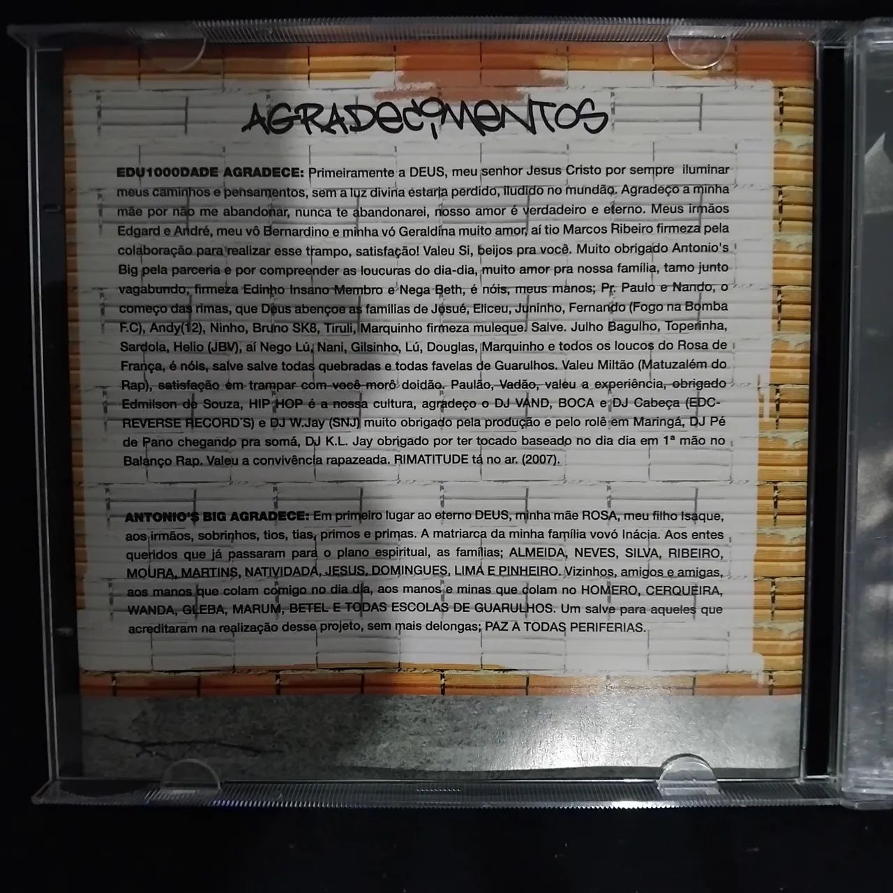 Raridade Cd Rap Hiphop Rimatitude 1a Prenssagem original Raro - Foto 4