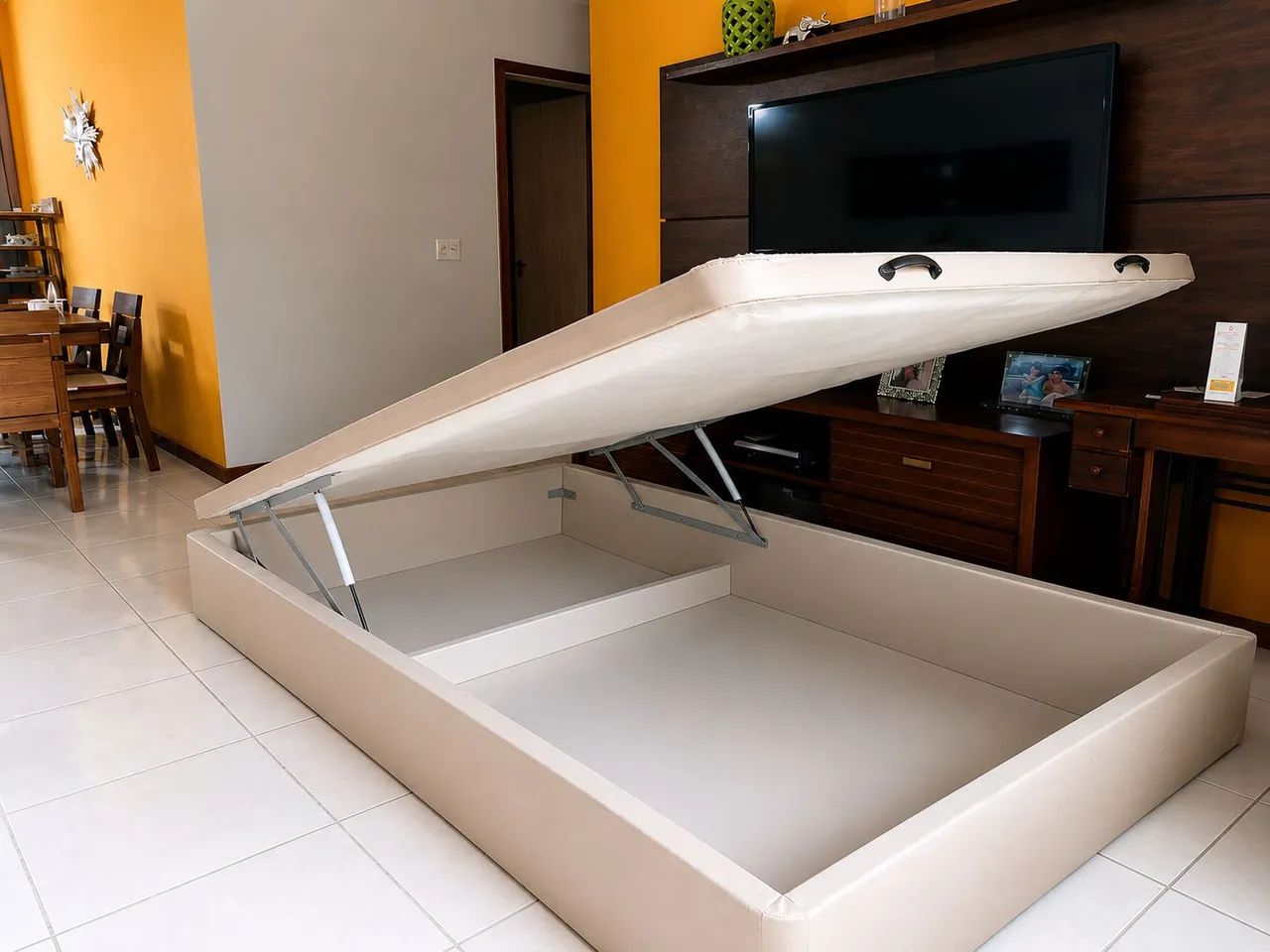 Cama box viuva com colchão Euro - Foto 2