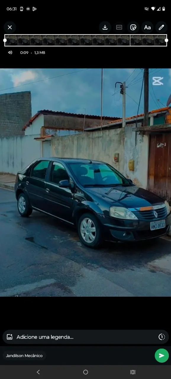 Renault Logan Expression Hi-flex 1.6 8V 4P 2011 - Foto 3