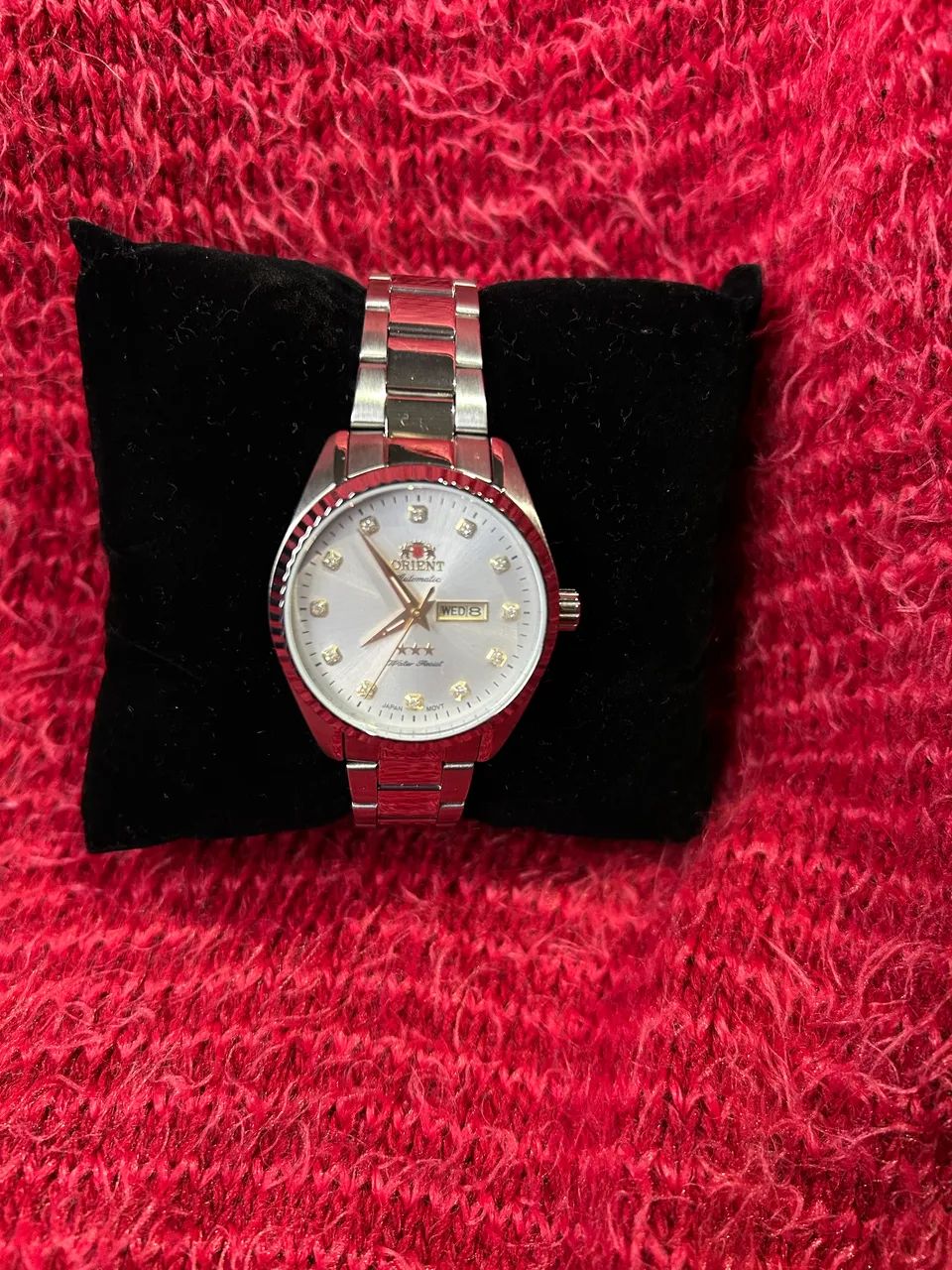 Relógio Orient Automático Inox Feminino Prata Resistente à Água - Foto 3