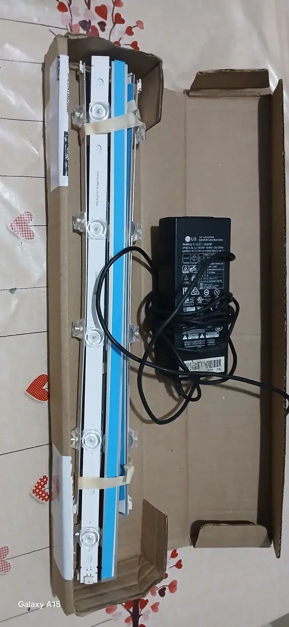 Placa principal tv 42ln5460 vai com led e fonte  - Foto 3