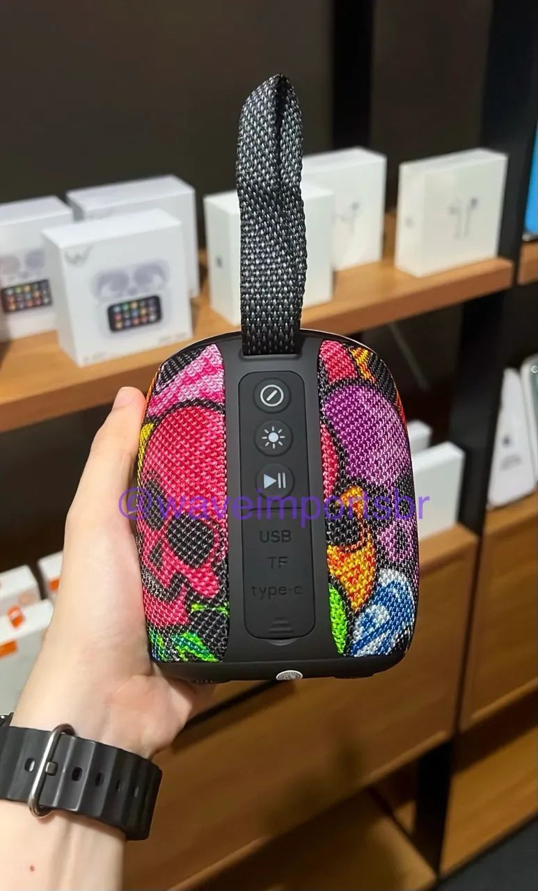 Caixa de som Colorful Speaker KAPBOM - Foto 4