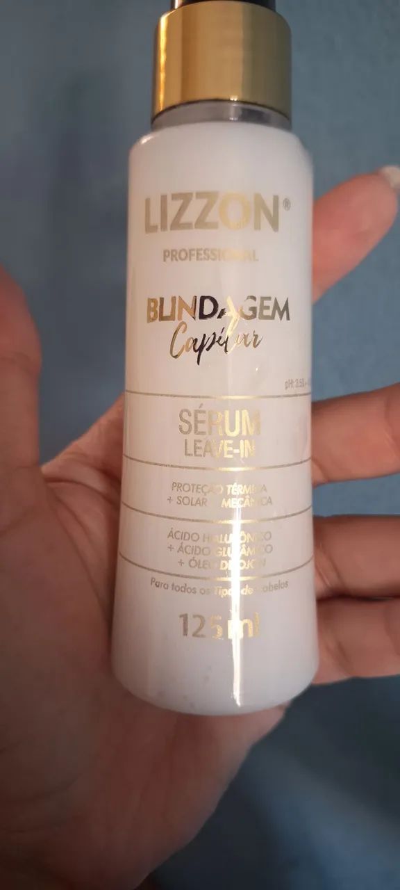 Creme Multifuncional e Sérum capilar Leave-in Blindagem Lizzon  - Foto 5