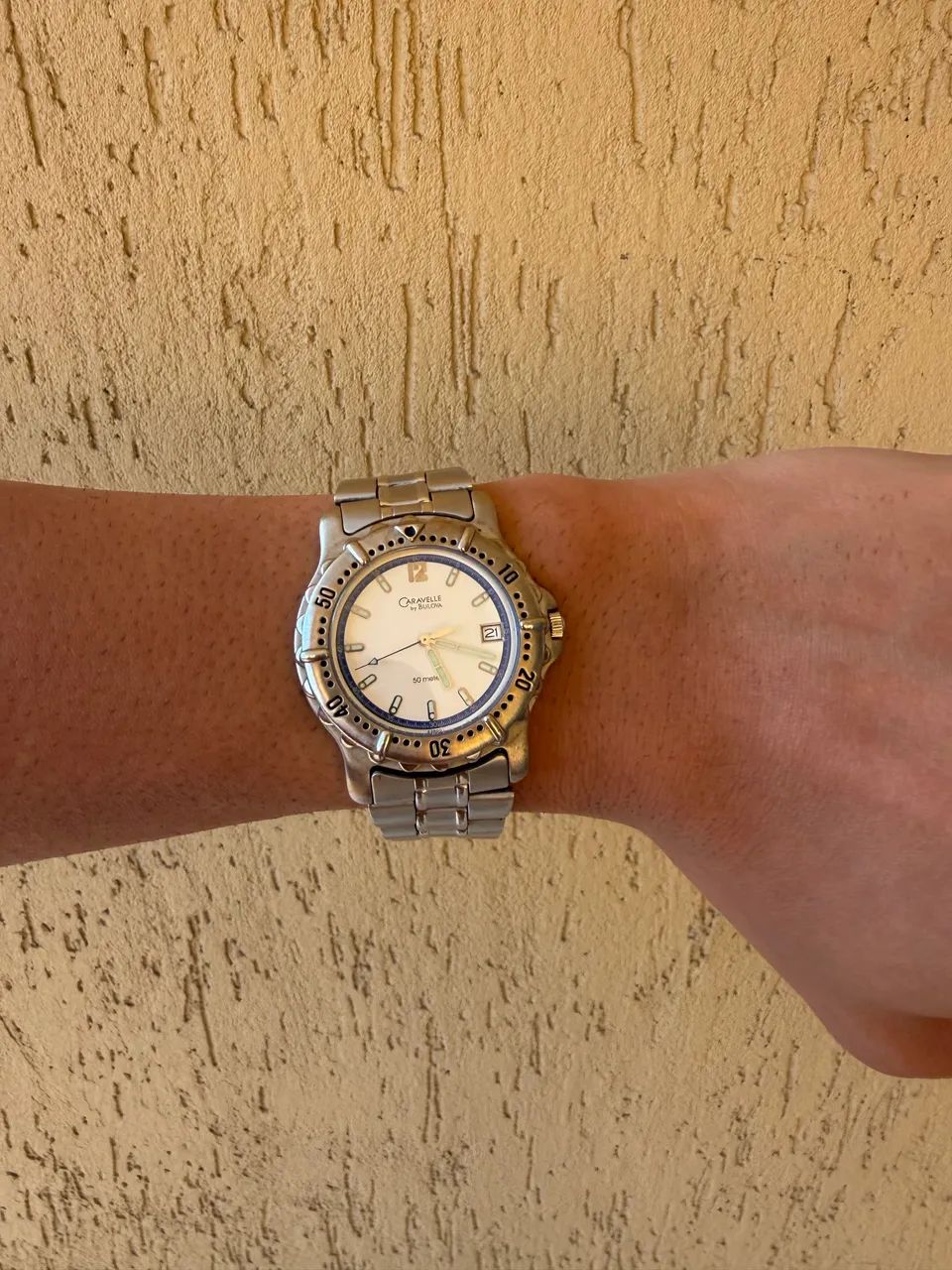 Caravelle by Bulova Quartz Vintage 50M - 2 Pulseiras - Foto 2