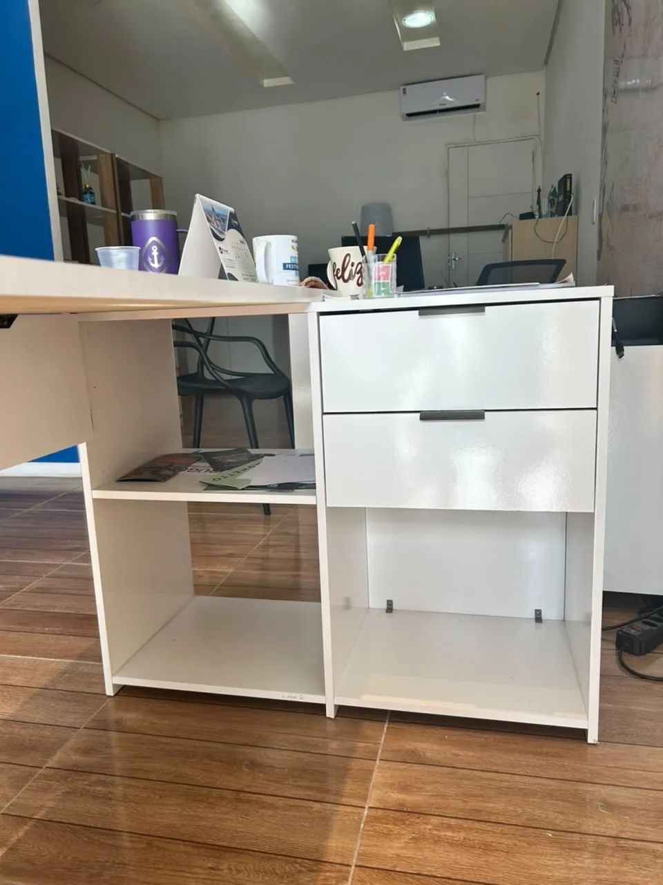 Mesas em L para escritório  - Foto 2