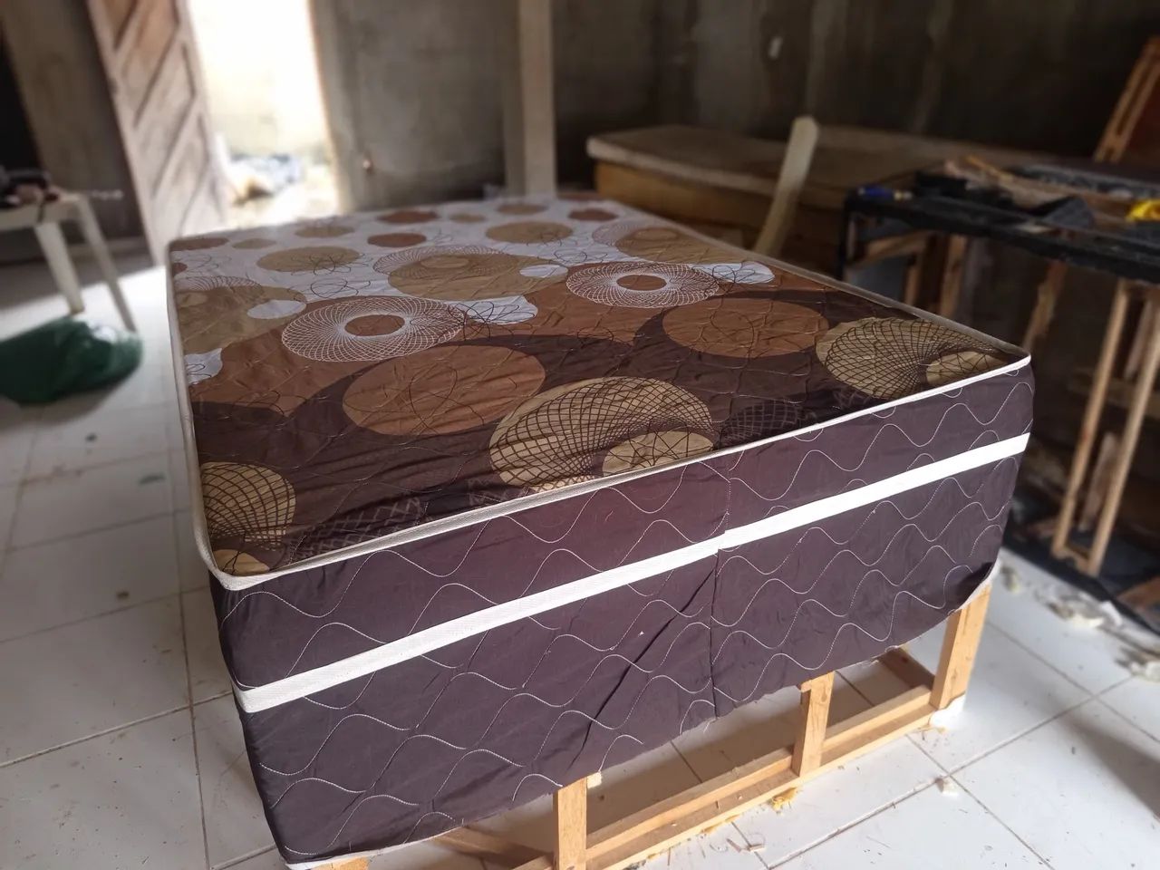 Cama box casal espuma d33 - Foto 5
