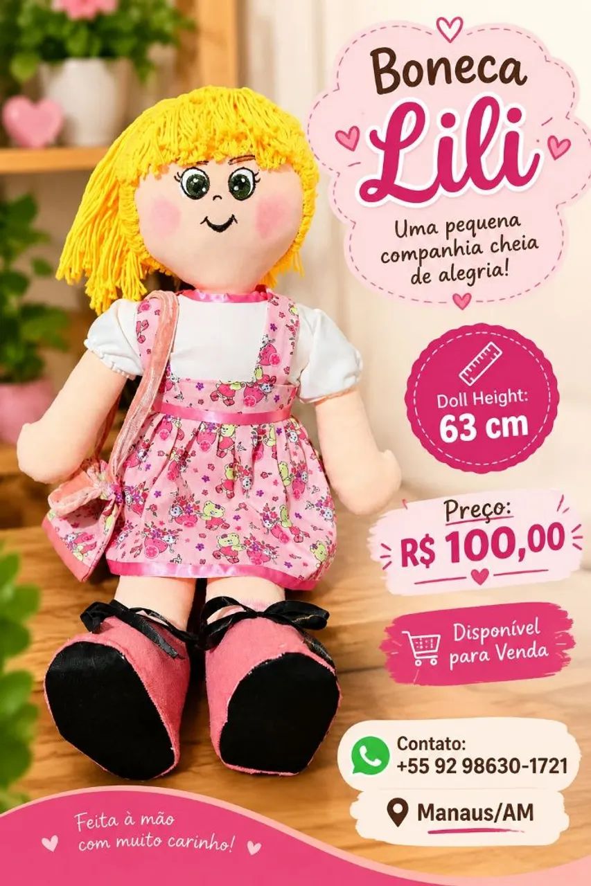 Vendo Bonecas de Pano  - Foto 2