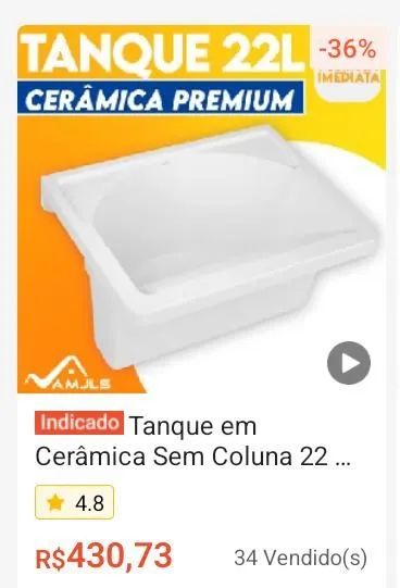 Tanque em Cerâmica  - Foto 2