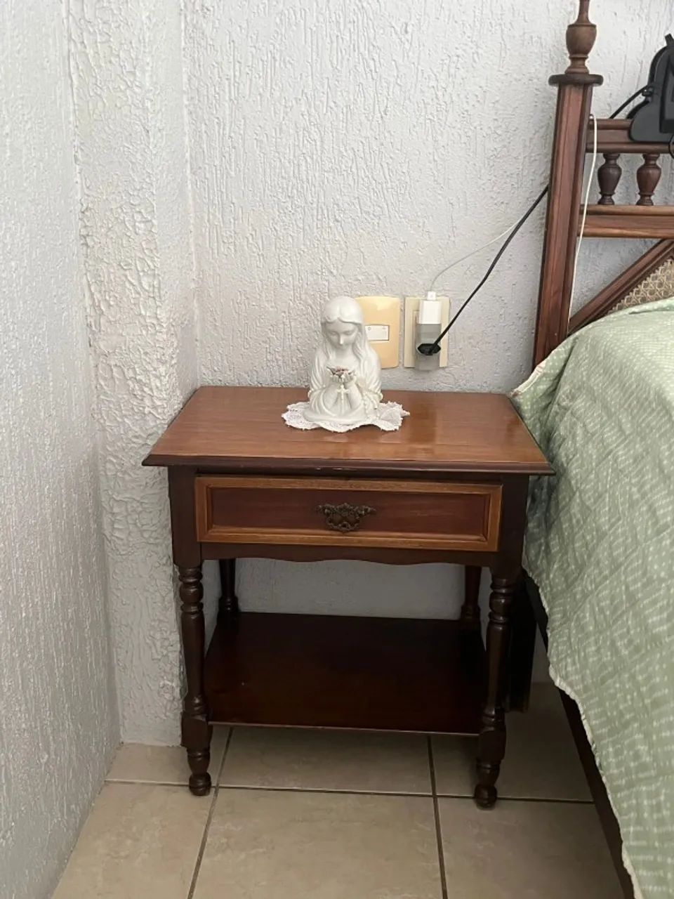 Conjunto Cama Casal e Cabeceiras em madeira - Foto 3