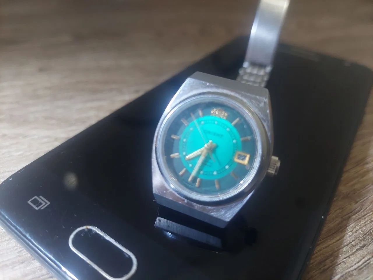 Relógio Oriente vintage feminino 21 rubis  - Foto 5
