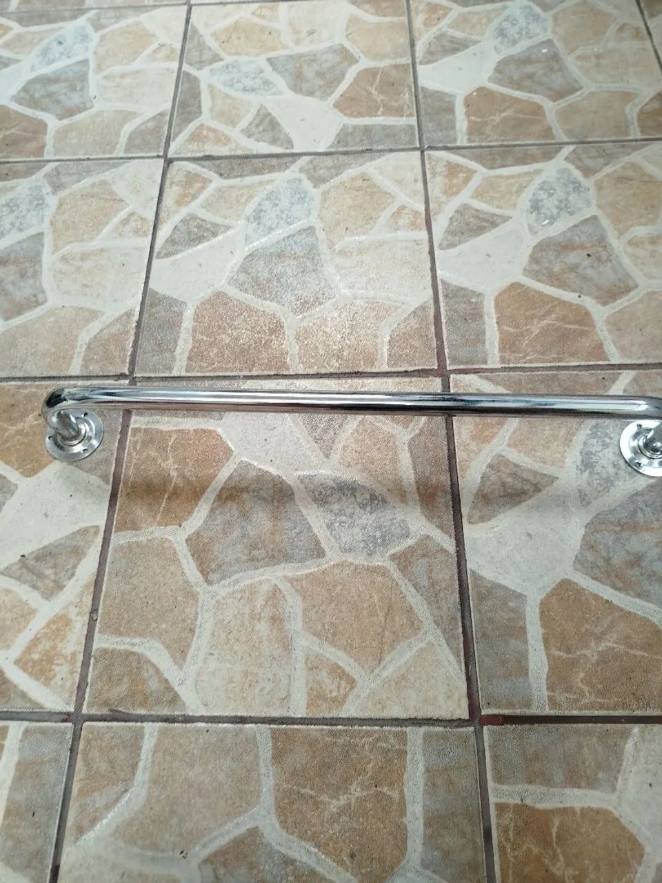 Alça para apoio cromada 60cm, entrego região Oeste de BH.