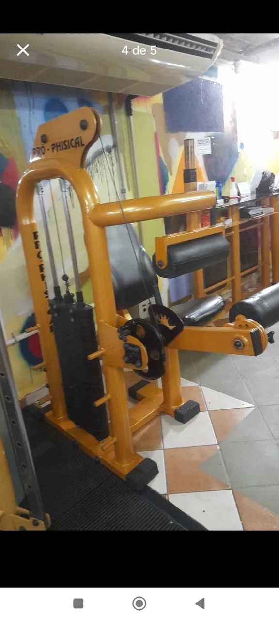 Cadeira Flexora / Extensora Pro-Phisical com torre de 150 kg de carga - Foto 4