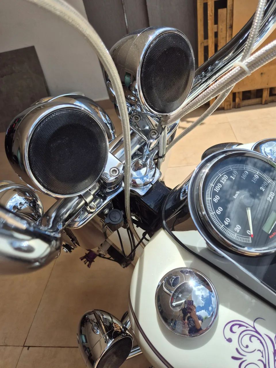Harley Softail Deluxe Chicana - Foto 5