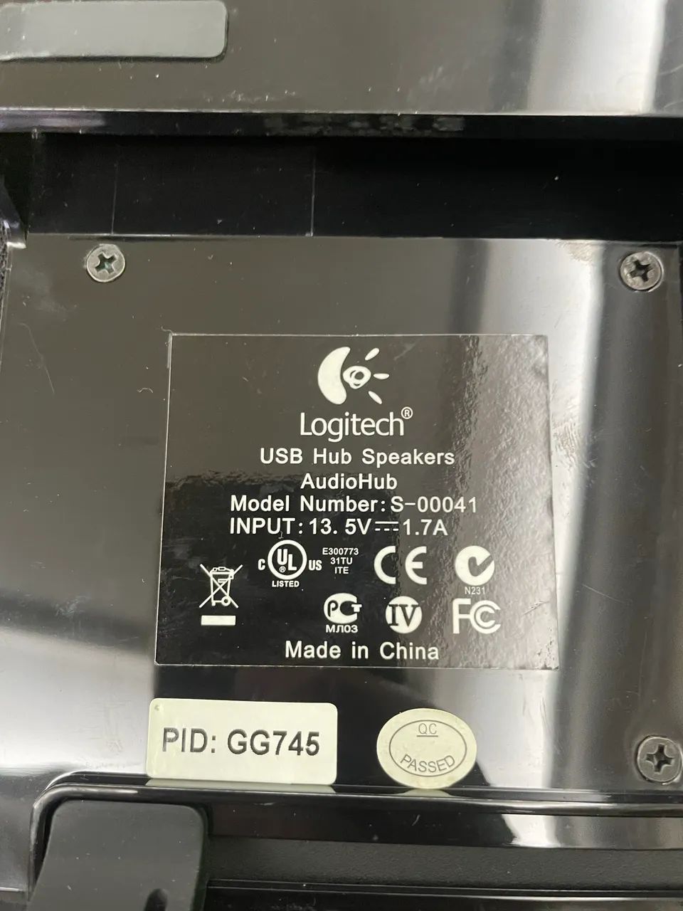 Caixa de Som Logitech Audiohub Modelo S-00041 Para Notebooks (com fonte) - Foto 3