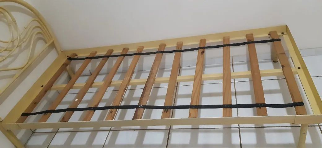 Cama tubular com colchão - Foto 3