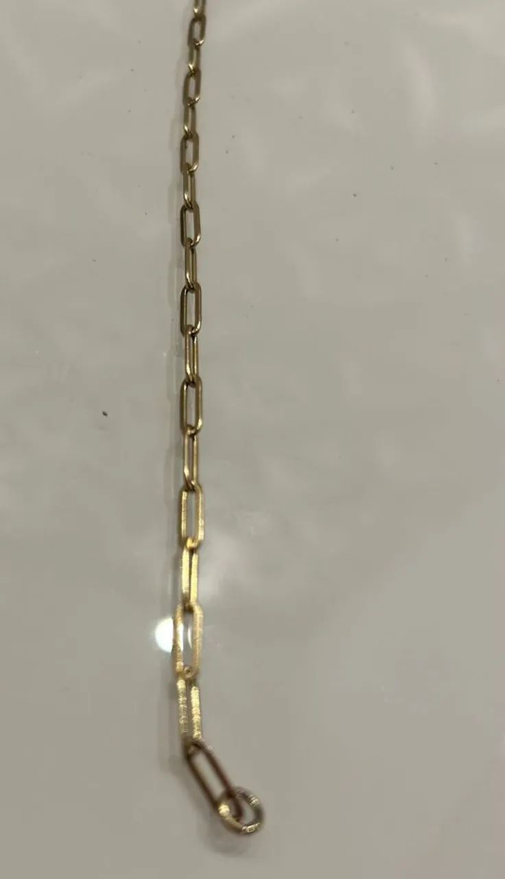 Pulseira de Aço cirúrgico banhado a ouro  - Foto 2
