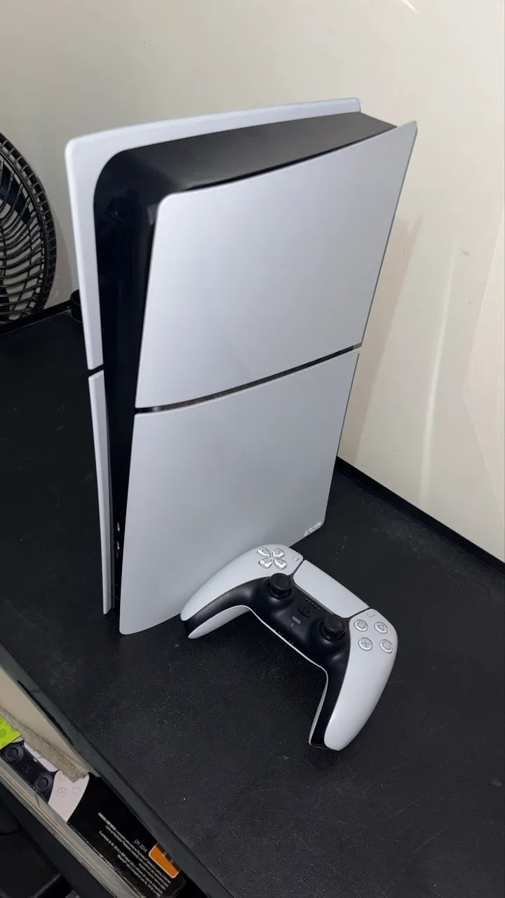 Playstation 5 Slim Mídia Digital 1TB Com 1 Controle.