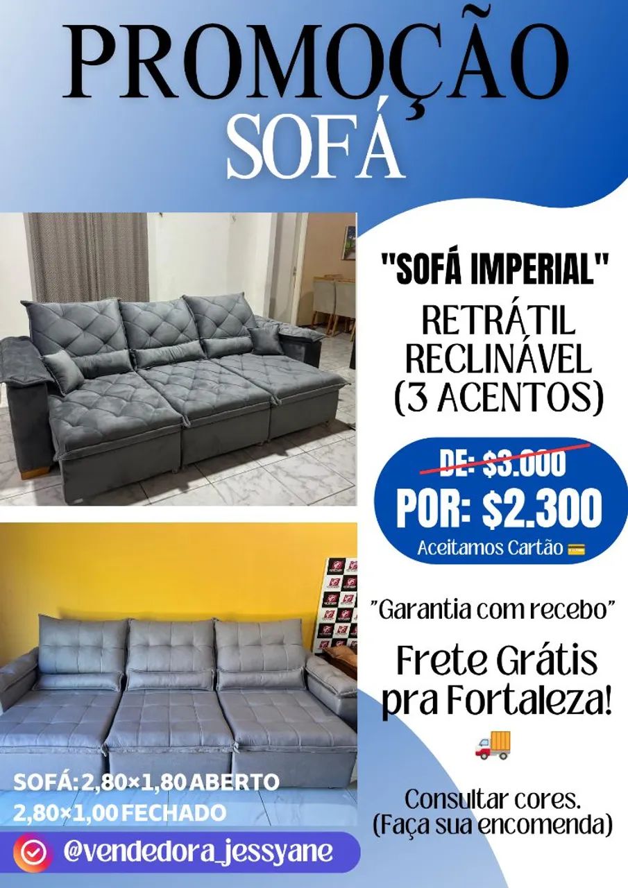 SOFÁS MODERNOS PRONTA ENTREGA  - Foto 5