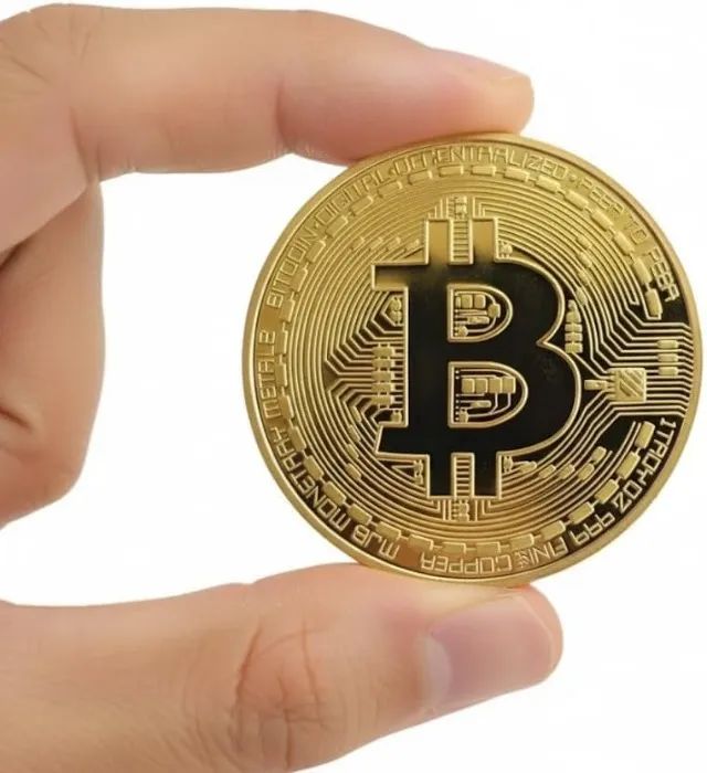 Moedas Físicas Criptomoedas Para Colecionador Diversas Ouro