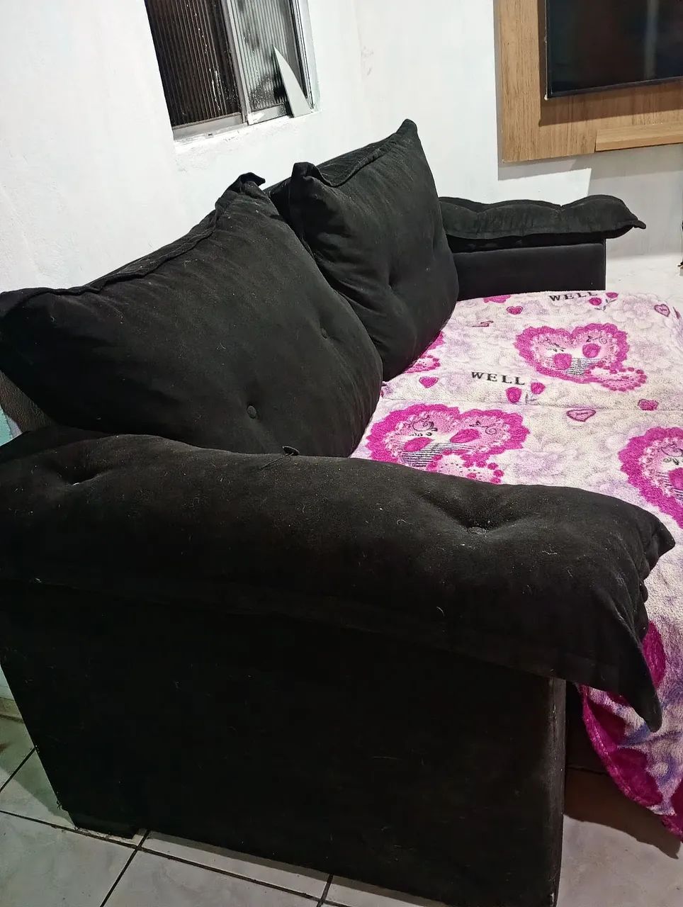 Sofá retrátil grande 