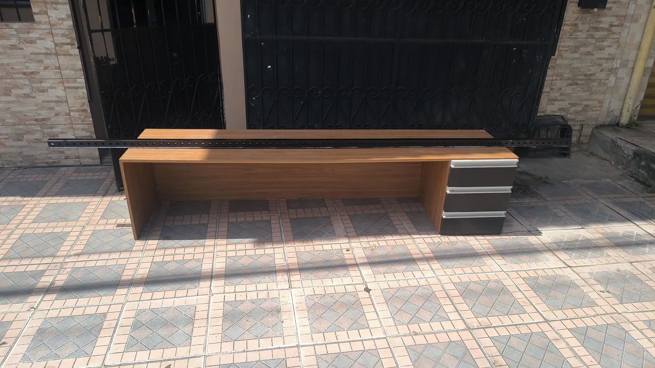 Bancada MDF parede usada