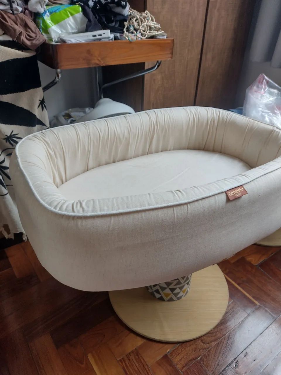 Ninho Moisés de linho Batistela 