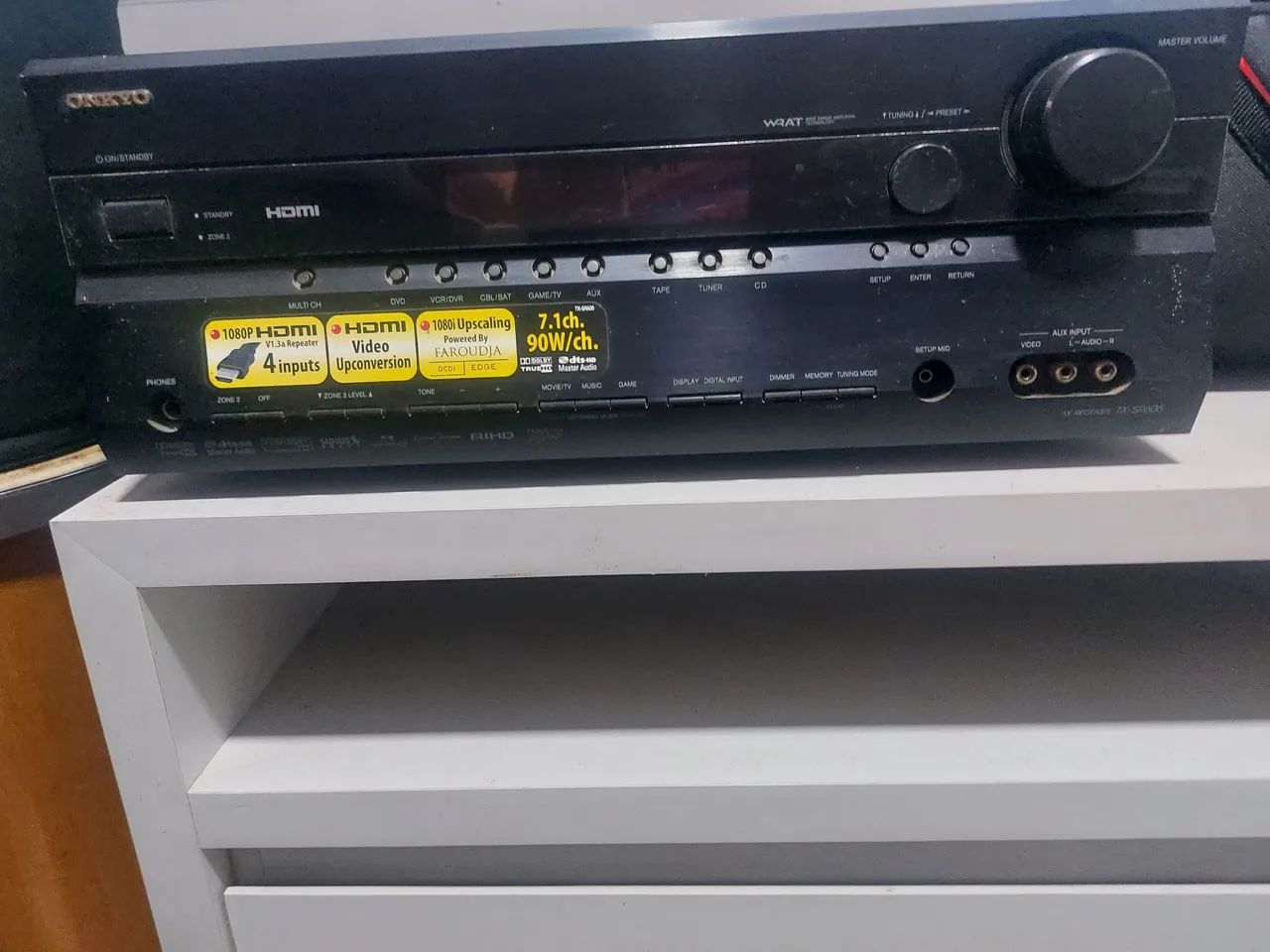 Receiver onkyo com subwoofer - Foto 4