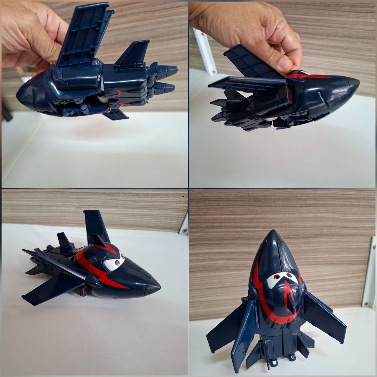 Super Wings Agent Chase Airplane Transformer - Foto 4