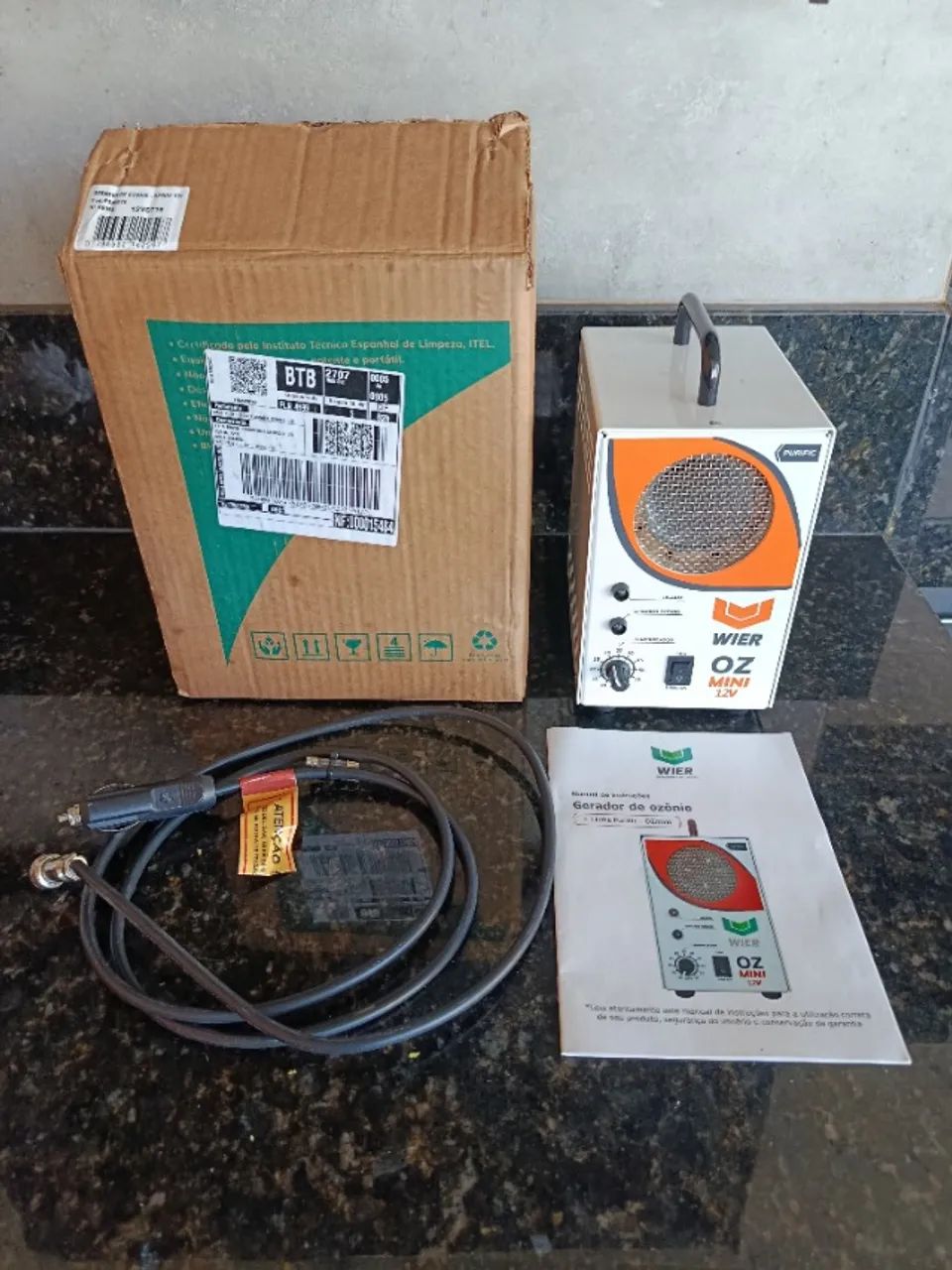 Vendo Gerador de Ozônio marca Wier OzMini 12v