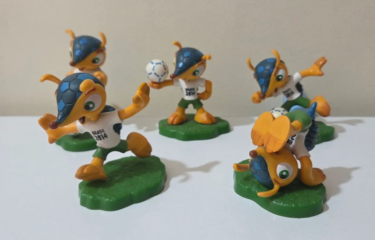 Miniaturas do Mascote Copa 2014 (RARIDADE) - Foto 2