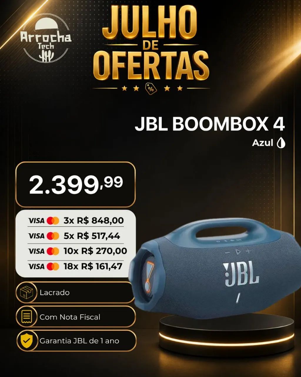 Boombox 4 azul