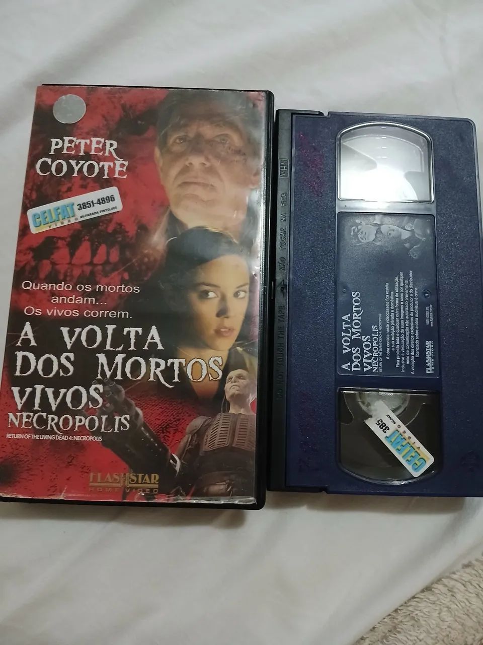 Vhs rarissimo volta dos mortos vivos 4 necropolis