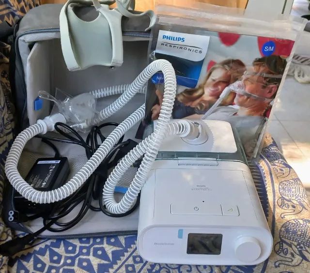 Cpap Dreamstation Auto Com Umidificador E Modem Completo - Foto 5