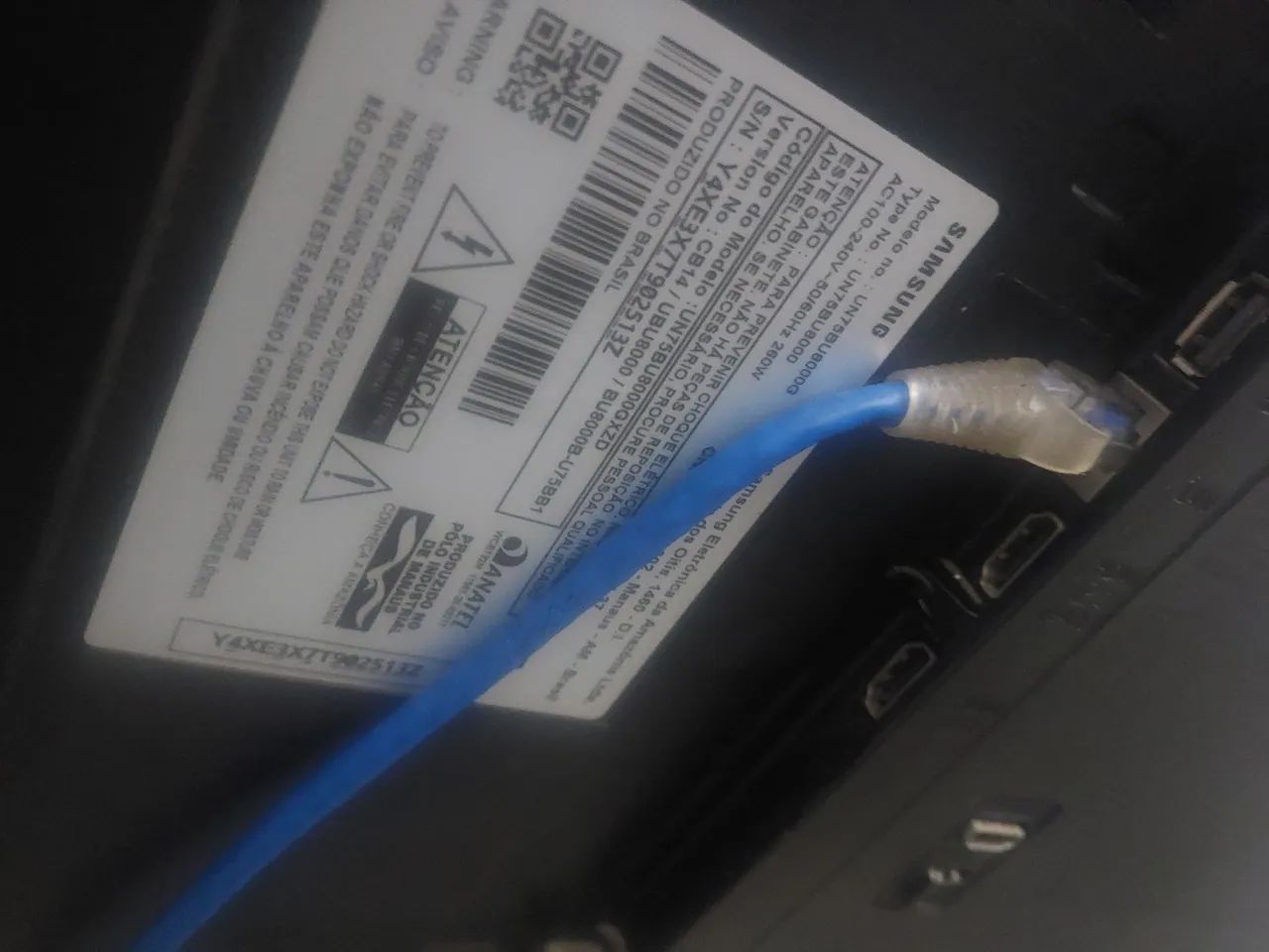 Tv sansung  tela quebrada 75 polegadas  - Foto 4