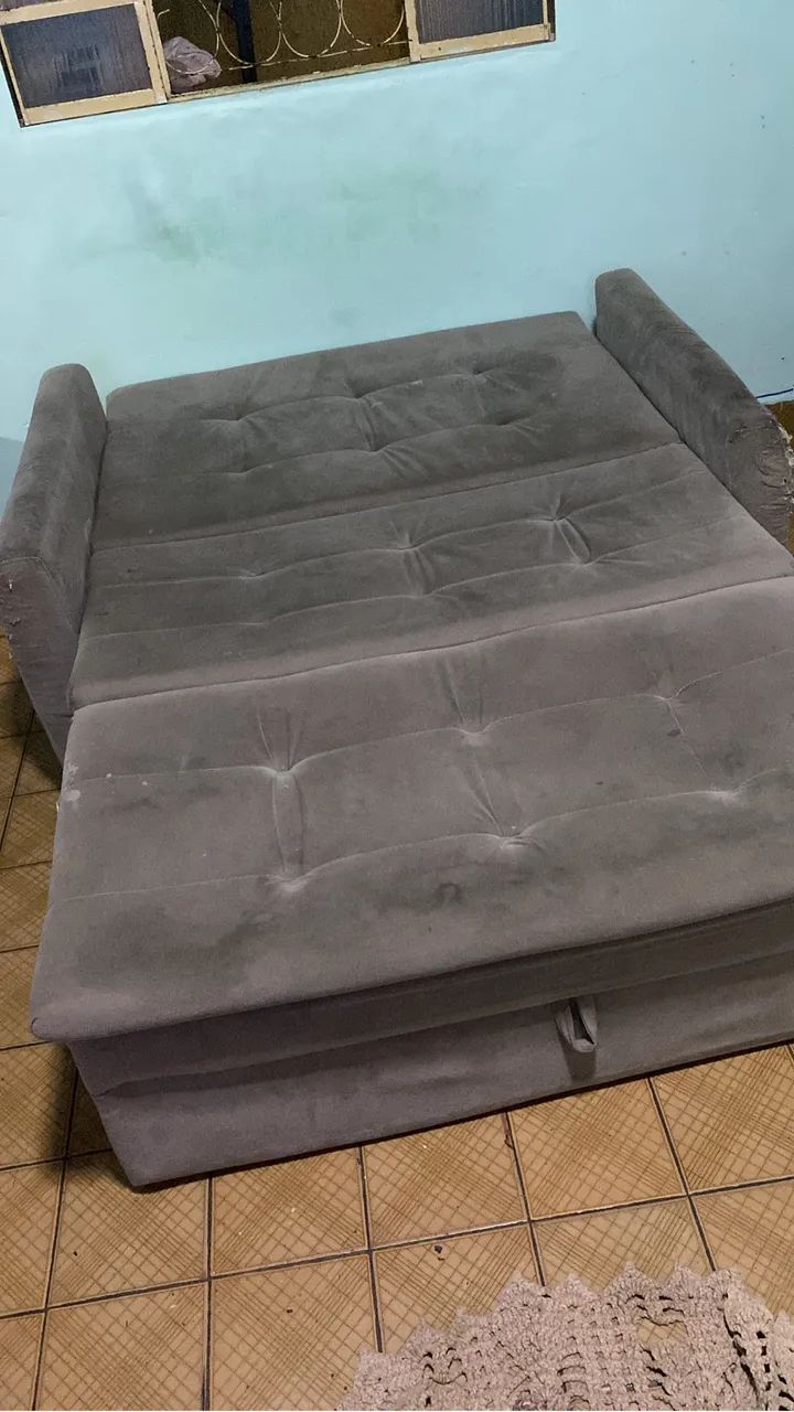 Sofá 2 lugares vira cama - Foto 2
